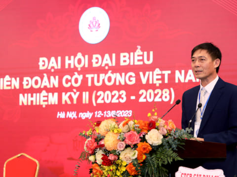 Ông Nguyễn Văn Bình giữ chức Chủ tịch Liên đoàn Cờ tướng Việt Nam nhiệm kỳ II (2023-2028)